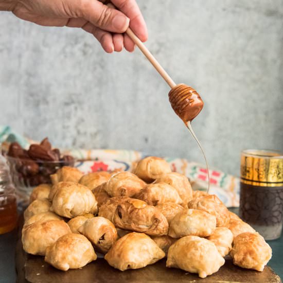 Dates with Goat Cheese in Pastry - Recipe photo by senseandedibility