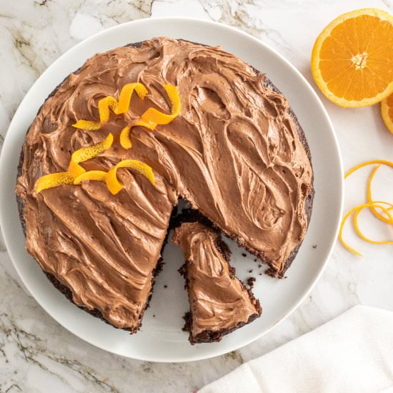 Easy Chocolate Orange Cake - Recipe photo by ThePypersKitchen