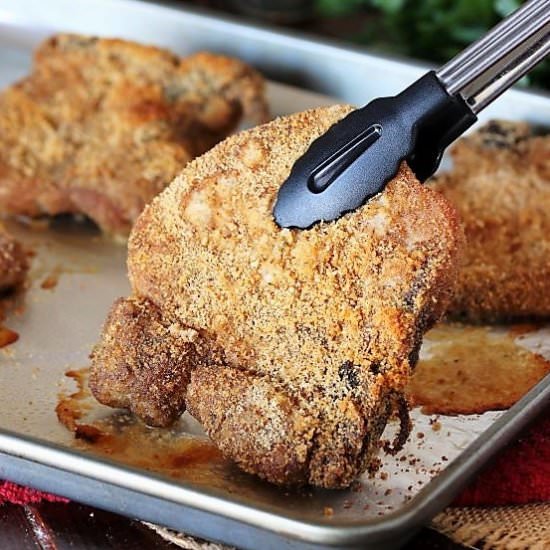 Homemade Shake & Bake Pork Chops - Recipe photo by thekitchenismyplayground