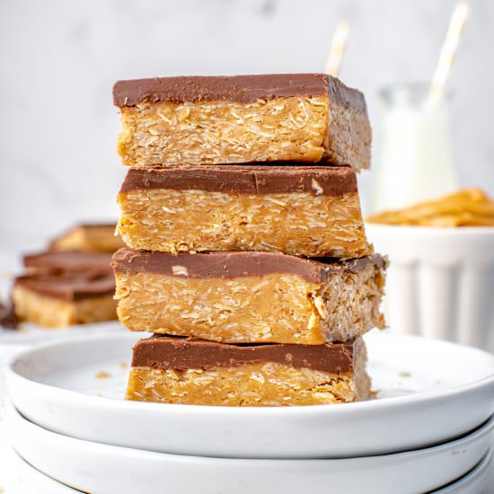 Chocolate Peanut Butter Oatmeal Bar - Recipe photo by EasyBudgetRecipes