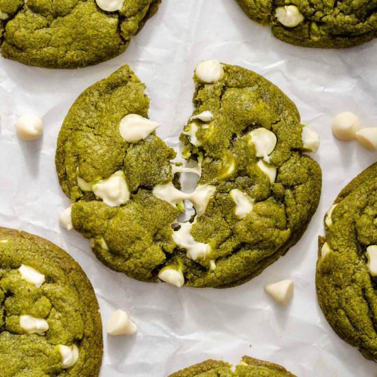 Matcha Cookies - Recipe photo by takestwoeggs