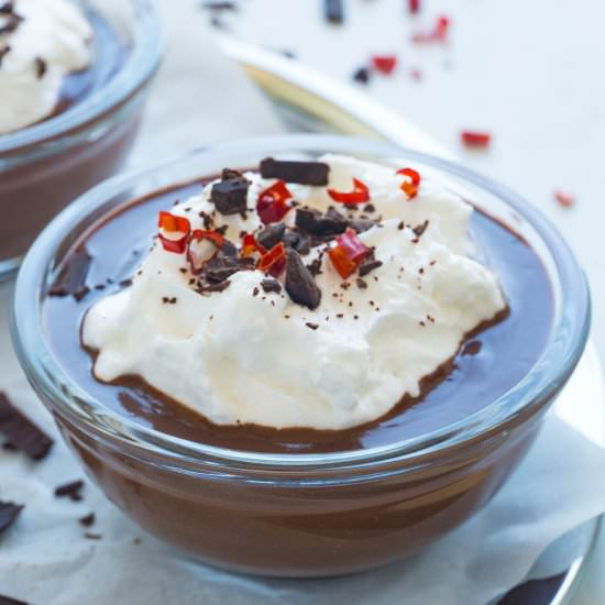 Dark Chocolate Pudding - Recipe photo by chocolatesandchai