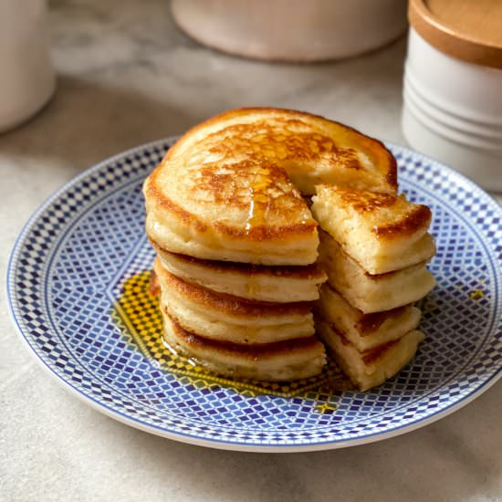 Fluffy Ricotta Pancakes - Recipe photo by thirstyradish