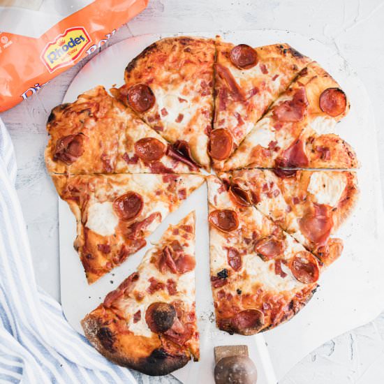 Italian Meat Lovers Pizza - Recipe photo by megseverydayindulgence