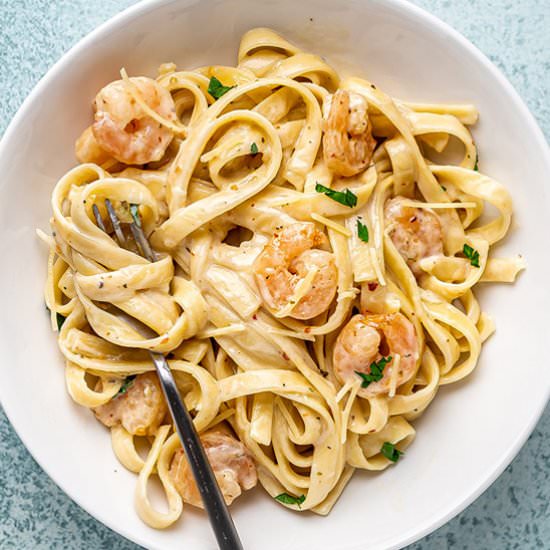 Shrimp Alfredo - Recipe photo by bellyfull