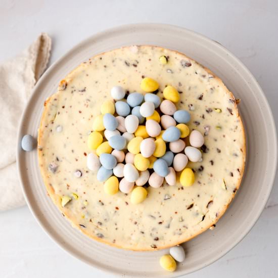 Easter Egg Cheesecake - Recipe photo by justastasty