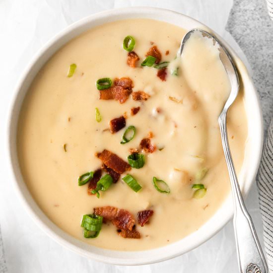 Easy Beer Cheese Soup - Recipe photo by ToSimplyInspire
