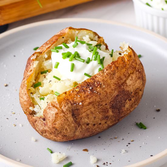 Air Fryer Baked Potatoes - Recipe photo by toaster oven love