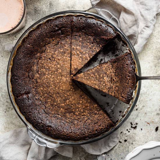 Chocolate Buttermilk Pie - Recipe photo by bunsenburnerbakery