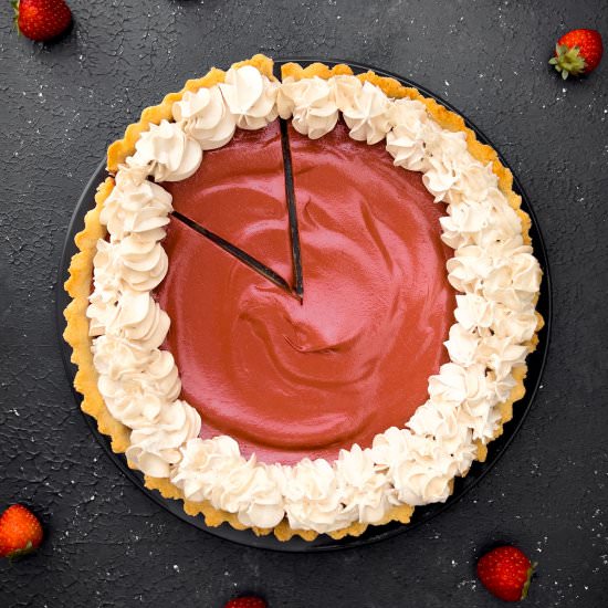 Vegan Red Velvet Pie (sugar-free) - Recipe photo by Revelinplants