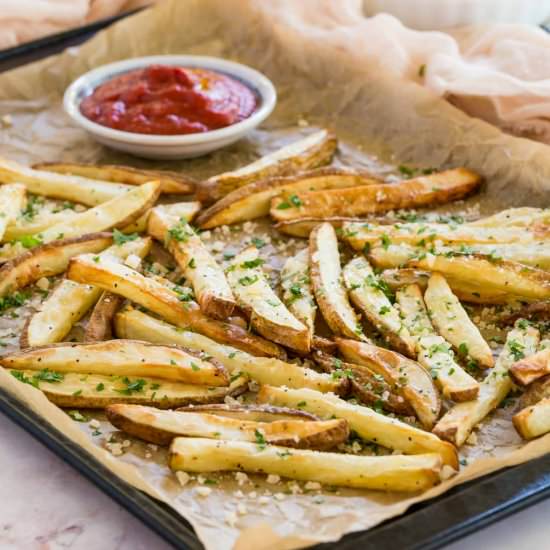 Air Fryer Truffle Fries - Recipe photo by cupcakesandkalechips