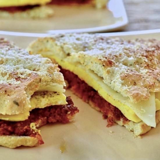 Focaccia Chorizo Sandwich - Recipe photo by Kitchengetaway