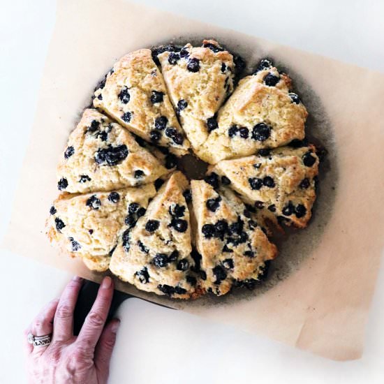 Starbucks Blueberry Scones Copycat - Recipe photo by Sinful Kitchen