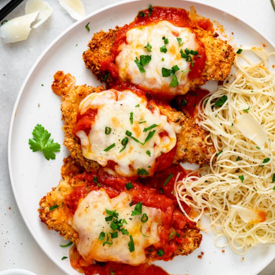 Air Fryer Chicken Parmesan - Recipe photo by ChefDeHome