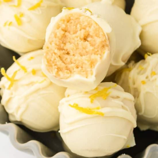 Lemon Truffles (With Golden Oreos) - Recipe photo by OnMyKidsPlate