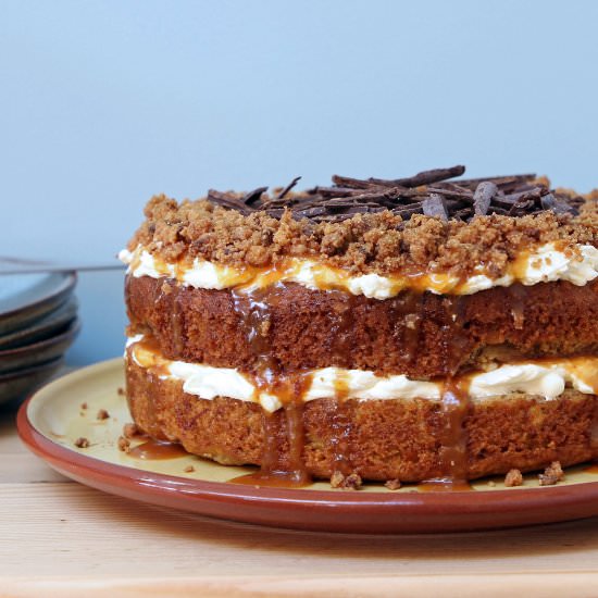 Banoffee Cake – gluten free - Recipe photo by glutenfreealchemist