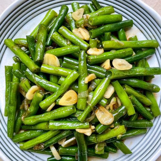 15 Minute Asian Garlic Green Beans - Recipe photo by toasttohome