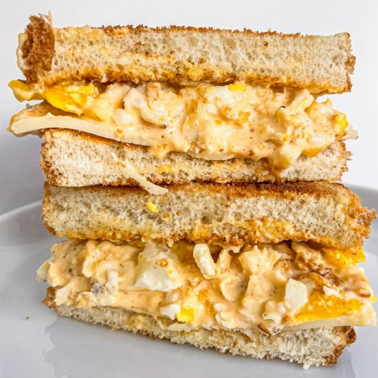 Fried Egg Salad with Spicy Mayo - Recipe photo by toasttohome