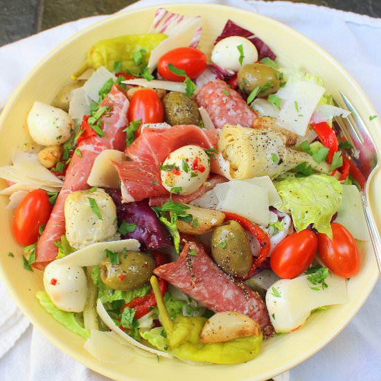 Antipasto Salad - Recipe photo by PalatablePastime