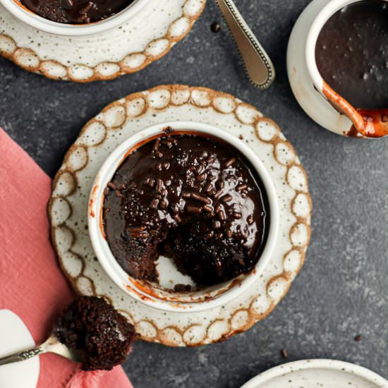 Chocolate Cake for Two - Recipe photo by suebeehomemaker