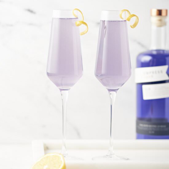 Meyer Lemon French 75 - Recipe photo by Resplendent Kitchen