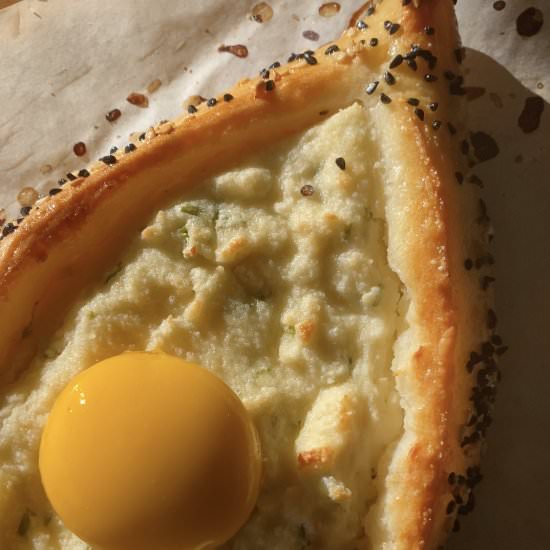 Vegan Pide / Khachapuri - Recipe photo by Aegean Delight