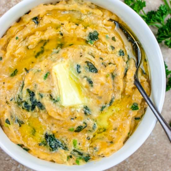 Keto Colcannon – with Rutabaga - Recipe photo by Rad Foodie