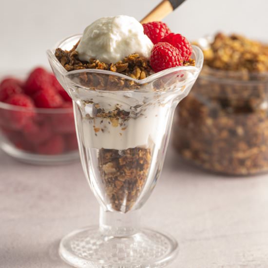 Keto Nut and Seed Granola - Recipe photo by debsdailydish