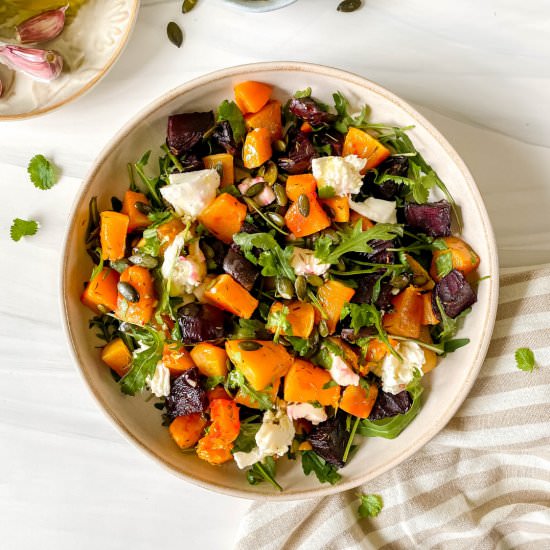 Butternut and beetroot salad - Recipe photo by Low Histamine Kitchen