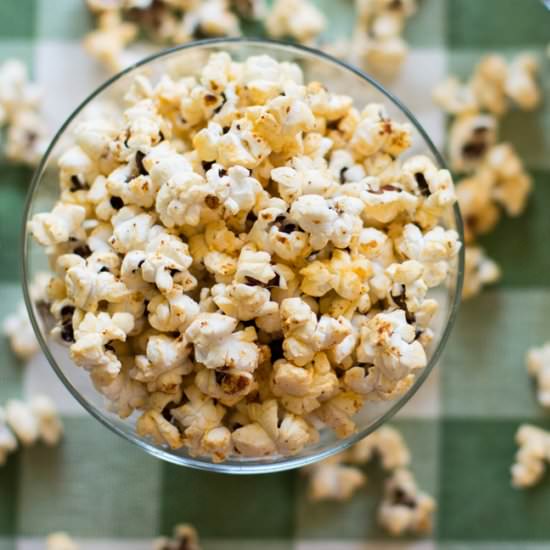 New Mexico Red Chile Popcorn - Recipe photo by mjskitchen