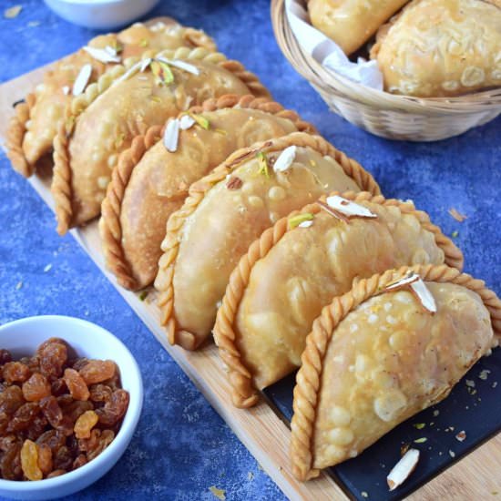 Gujiya - Recipe photo by rumkisgoldenspoon