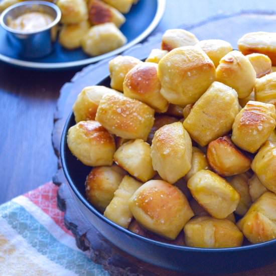 Easy Soft Pretzel Bites - Recipe photo by wholemadeliving
