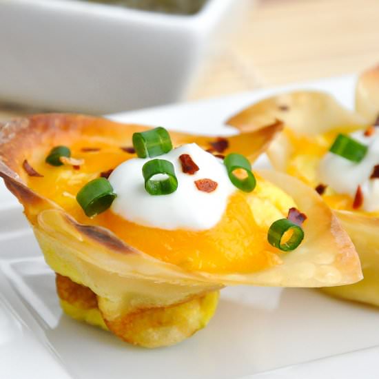 Jalapeño Popper Quiche Cups - Recipe photo by peasandcrayons