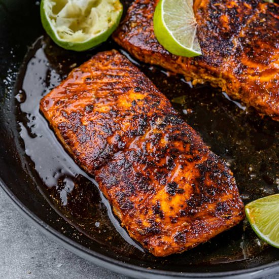 BLACKENED SALMON - Recipe photo by healthyfitnessmeals