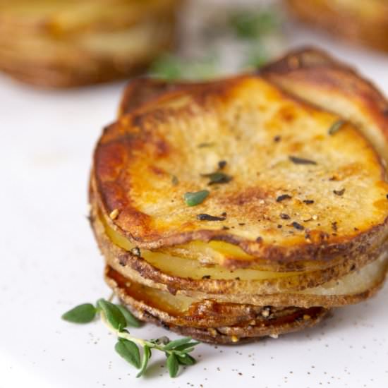Roasted Potato Stacks - Recipe photo by dwayland