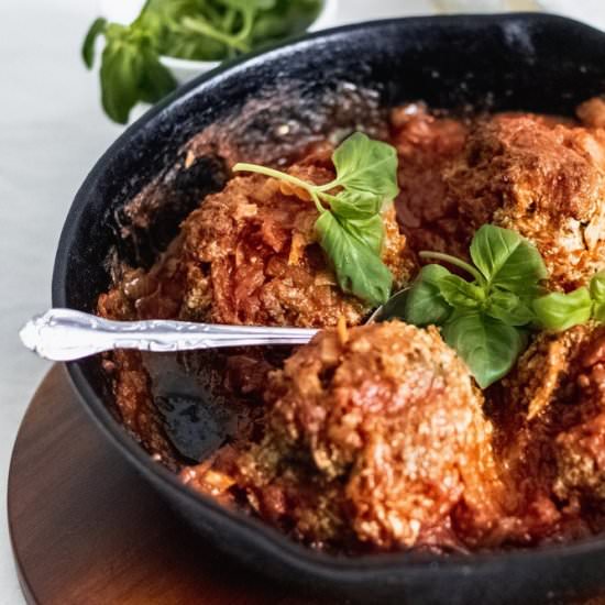 Easy Baked Italian Beef Meatballs - Recipe photo by may.eighty.five