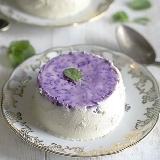 Ube Panna Cotta (Ube Decadence) - Recipe photo by amiablefoods