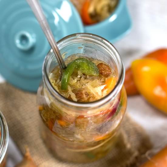 Pickled Green Papaya - Recipe photo by amiablefoods