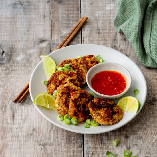 Easy Thai Fish Cakes - Recipe photo by Searchingforspice