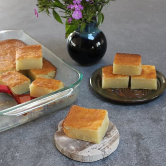 Butter Mochi - Recipe photo by Runcible Eats