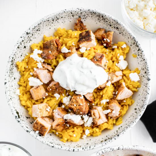 Chicken Shawarma Bowls - Recipe photo by megseverydayindulgence
