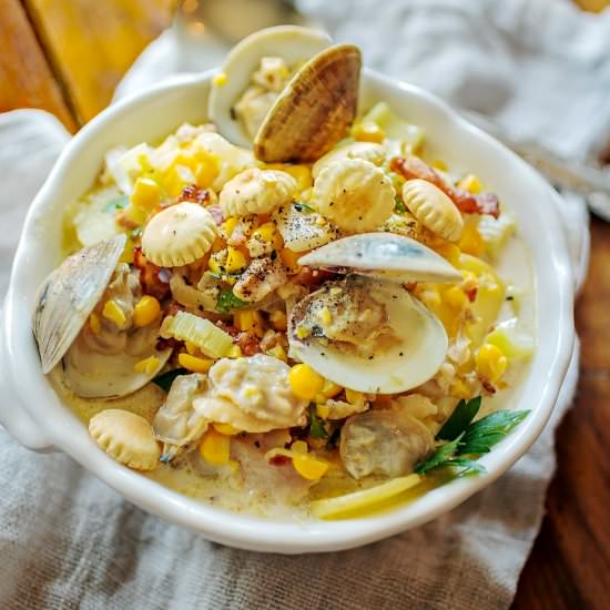Summer Clam Chowder - Recipe photo by maryobrien