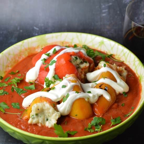 Pimientos con Bacalao - Recipe photo by Mummys FastandEasy