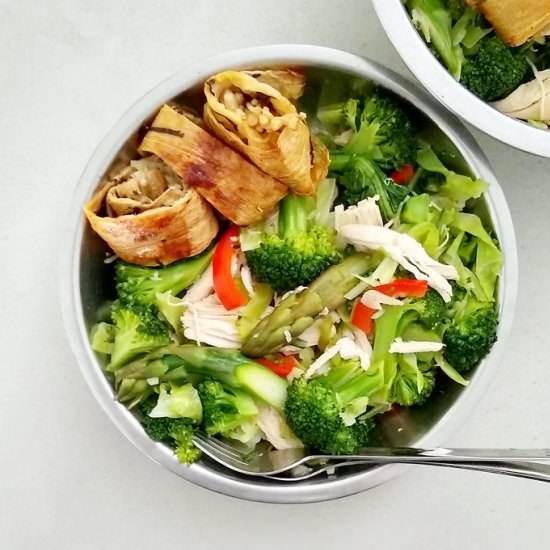 Mushrooms Tofu-Skin/ Yuba Rolls - Recipe photo by escapetofood