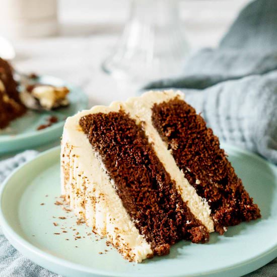 GLUTEN-FREE DARK CHOCOLATE CAKE - Recipe photo by peelwithzeal