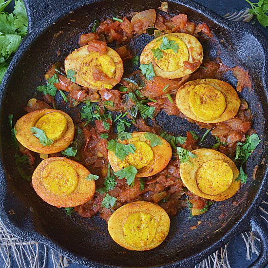 Egg Roast | Egg Masala - Recipe photo by Sharmila Kingsly