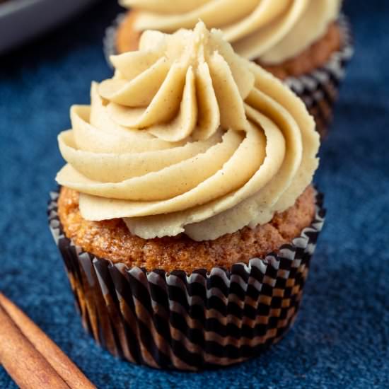 Cinnamon Cupcakes - Recipe photo by gimmethatflavor