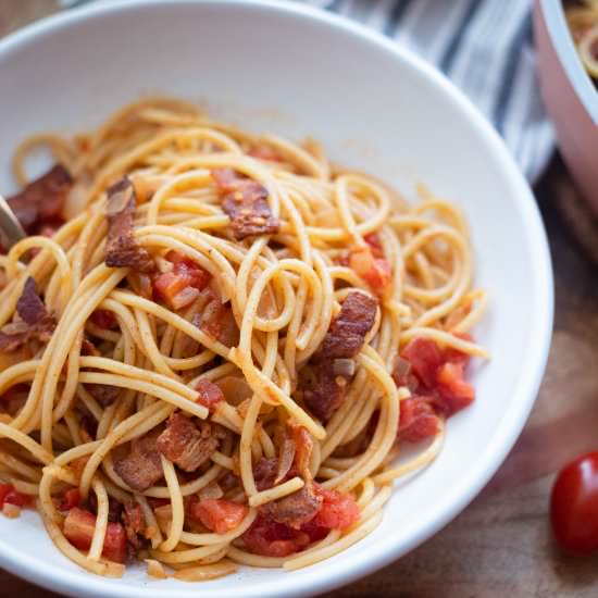 Weeknight Pantry Pasta - Recipe photo by hangryeconomist