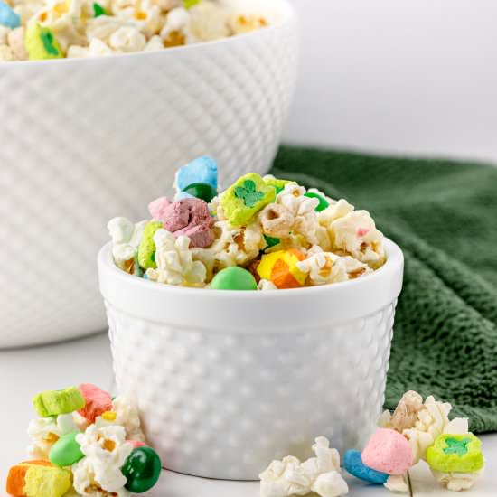 Loaded Leprechaun Popcorn - Recipe photo by Entirely Elizabeth