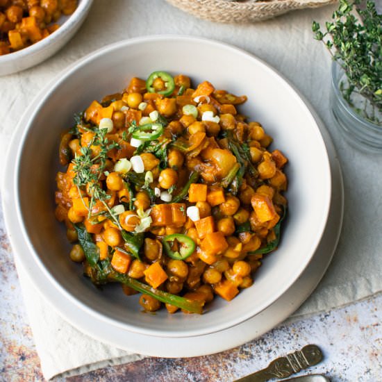 Jamaican Chickpea Curry - Recipe photo by veganpunks